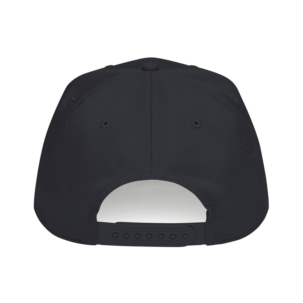 Black Mid Profile Baseball Cap