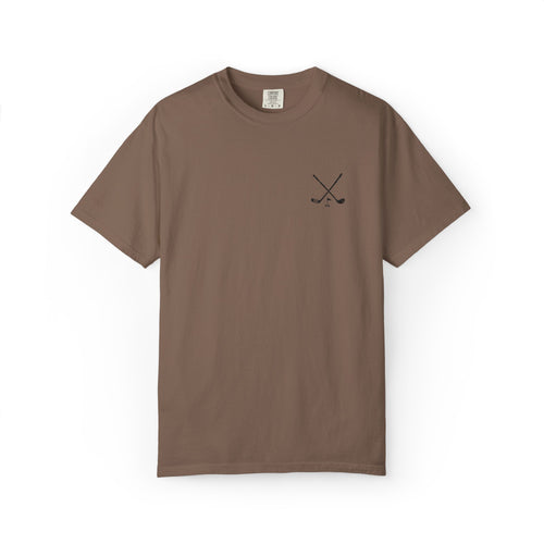Crossed Golf Clubs Minimalist T-Shirt