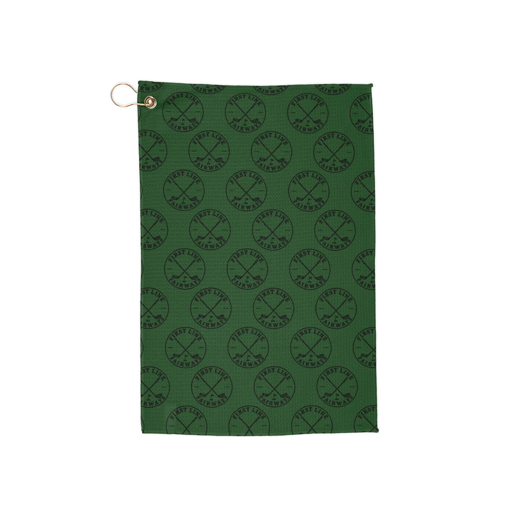 Golf Towel with Golf Club Pattern