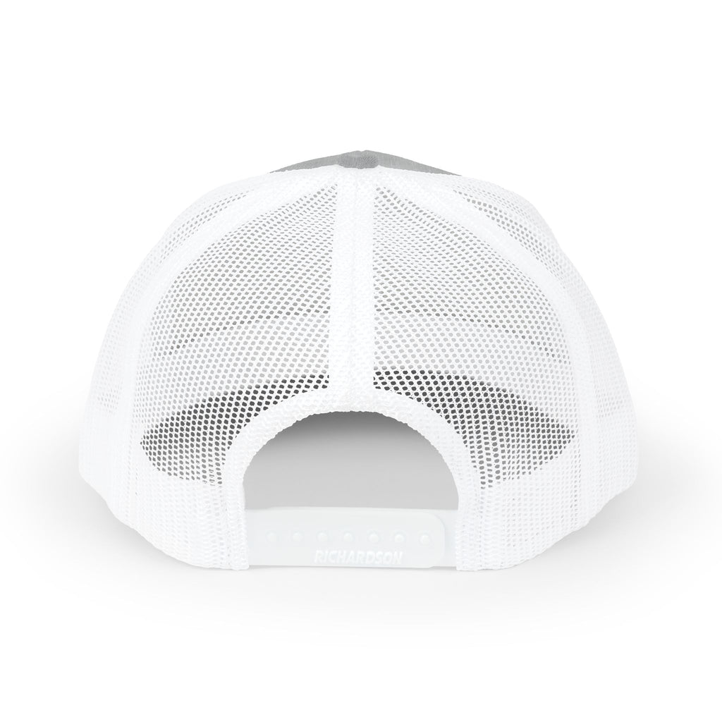 Golf Crossed Clubs Snapback Trucker Cap - White Logo